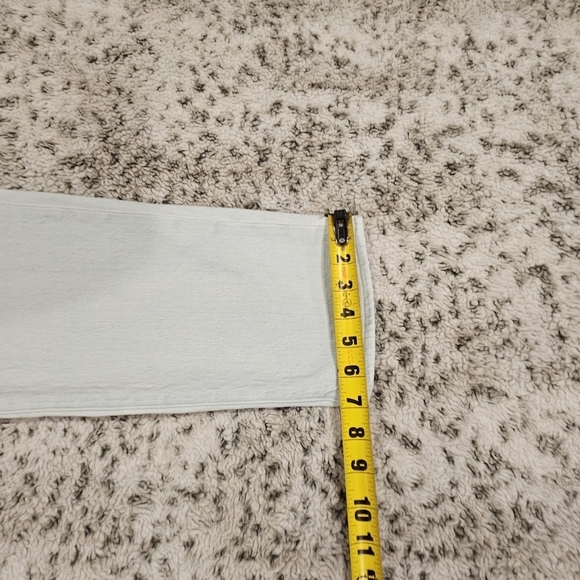 Madewell Curvy Petite Perfect Vintage Light Wash Blue Textured Jean NWOT SZ 31P - Picture 14 of 16